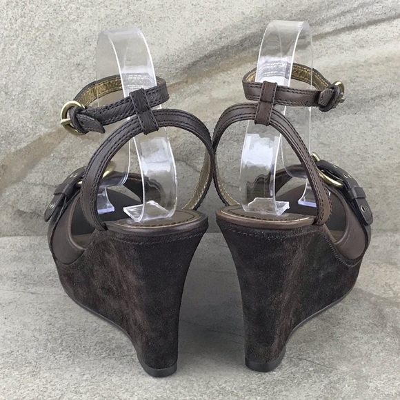 Coach Kendall Suede Wedges - Picture 5 of 8